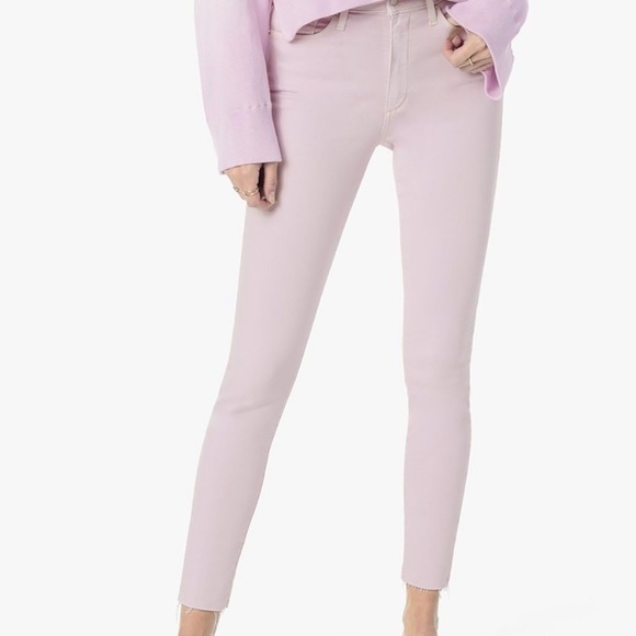 Joe's Jeans Denim - Joes Lavender The Icon Mid Rise Skinny Crop Jeans